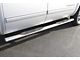 4-Inch Oval Straight Nerf Side Step Bars; Black (15-22 Colorado Crew Cab)