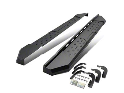 5.50-Inch Running Boards; Matte Black (15-22 Colorado Extended Cab)