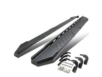 5.50-Inch Running Boards; Matte Black (15-22 Colorado Crew Cab)