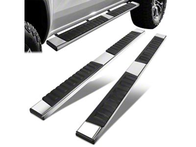 6.75-Inch Running Boards; Polished (15-22 Colorado Crew Cab)