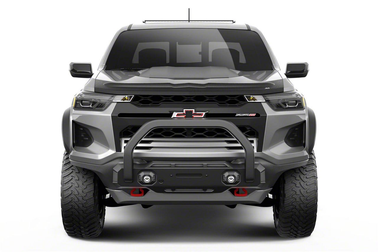 Colorado Aeroskin II Hood Protector; Textured Black (23-24 Colorado ZR2 ...