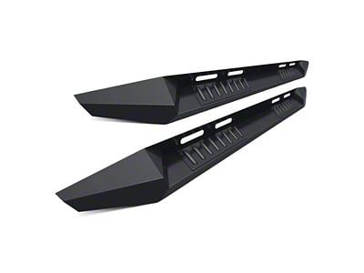 Armour Heavy Duty Steel Running Boards; Black (15-22 Colorado Crew Cab)