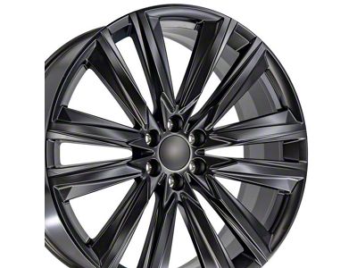 CA91 Satin Black 6-Lug Wheel; 26x10; 28mm Offset (23-25 Colorado)