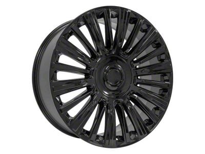 CA92 Gloss Black 6-Lug Wheel; 22x9; 28mm Offset (23-25 Colorado)