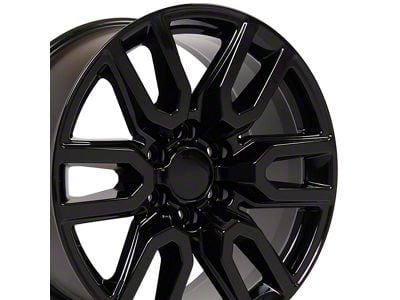 CV36 Black 6-Lug Wheel; 20x9; 24mm Offset (23-24 Colorado)