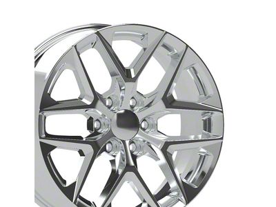 CV62 Chrome 6-Lug Wheel; 20x9; 28mm Offset (23-25 Colorado)