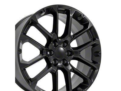 CV67 Satin Black 6-Lug Wheel; 24x10; 28mm Offset (23-24 Colorado)