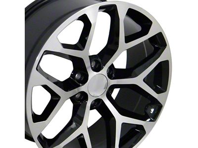 CV98B Black Milled 6-Lug Wheel; 20x9; 27mm Offset (23-24 Colorado)