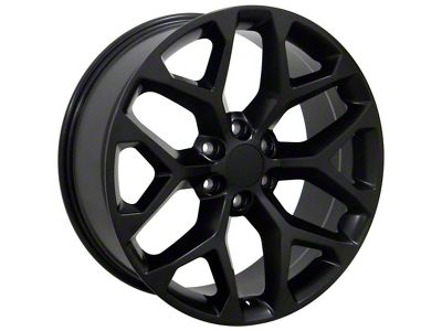 CV98B Satin Black 6-Lug Wheel; 22x9; 24mm Offset (23-24 Colorado)