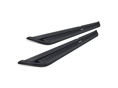 Go Rhino Dominator Xtreme DSS Slider Side Step Bars; Textured Black (15-22 Colorado Extended Cab)