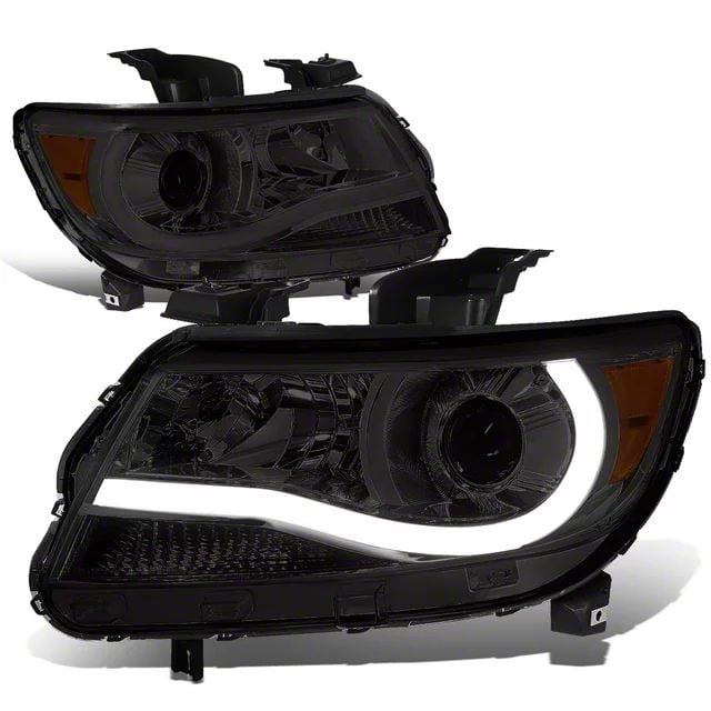 Colorado LED DRL Projector Headlights with Amber Corners; Chrome ...