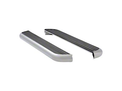 MegaStep 6.50-Inch Running Boards without Mounting Brackets; Polished Stainless (15-22 Colorado Extended Cab)