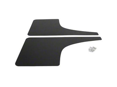 Mud Flaps; Front; Dry Carbon Fiber Vinyl (23-25 Colorado)