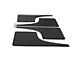 Mud Flaps; Front and Rear; Gloss Black Vinyl (23-24 Colorado)