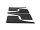 Mud Flaps; Front and Rear; Gloss Carbon Fiber Vinyl (15-22 Colorado)