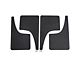 Mud Flaps; Front and Rear; Gloss Carbon Fiber Vinyl (15-22 Colorado)