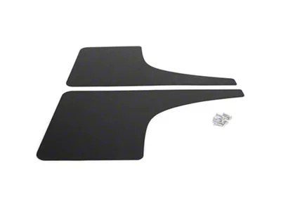 Mud Flaps; Front; Satin Black Vinyl (15-22 Colorado)