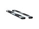 O-Mega II 6-Inch Oval Side Step Bars; Rocker Mount; Silver (15-22 Colorado Crew Cab)