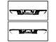 OEM Style Rear Bumper Face Bar; Not Pre-Drilled for Backup Sensors; Black (15-19 Colorado)