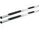 Premier 4 Oval Nerf Side Step Bars without Mounting Kit; Stainless Steel (15-22 Colorado Crew Cab)