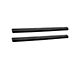 Premier 6 Oval Nerf Side Step Bars without Mounting Kit; Black (15-22 Colorado Crew Cab)