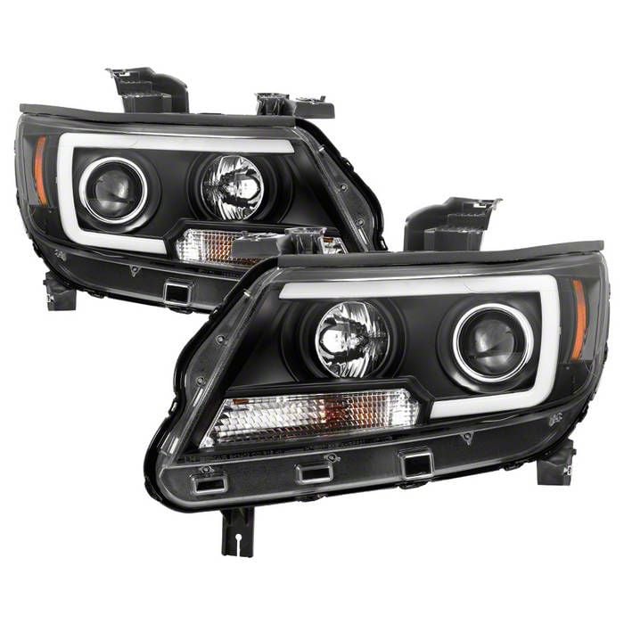 Colorado Signature Series Light Bar DRL Projector Headlights; Black ...