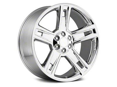 Silverado Replica Chrome 6-Lug Wheel; 22x9; 24mm Offset (23-24 Colorado)