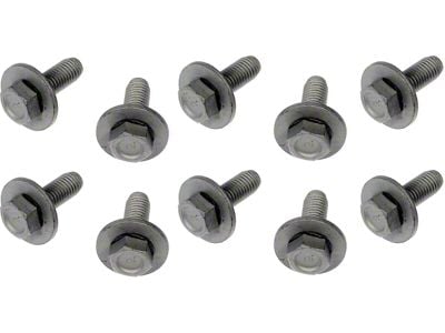 Splash Shield Retaining Bolt and Washer; M10-1.50 x 26.5mm; 2-Pieces (15-22 Colorado)