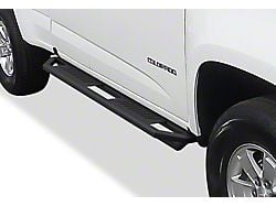 Square Tube Drop Style Nerf Side Step Bars; Matte Black (15-22 Colorado Extended Cab)