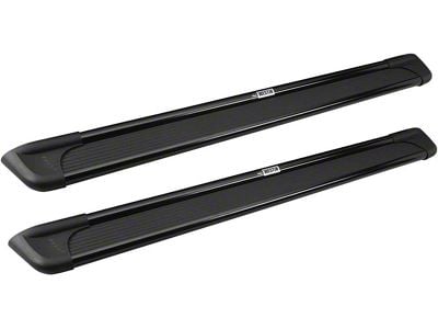 Sure-Grip Running Boards without Mounting Kit; Black Aluminum (15-22 Colorado Crew Cab)