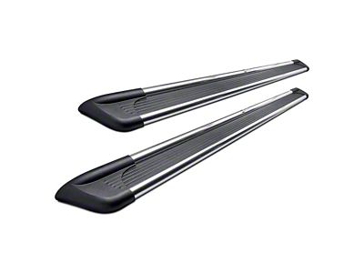 Sure-Grip Running Boards without Mounting Kit; Brite Aluminum (15-22 Colorado Extended Cab)