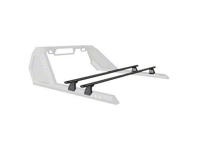 Vigor Roll Bar Cross Bars; Black (15-22 Colorado)