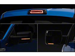 Raxiom Axial Series LED Third Brake Light with Sequential LED Mirror Mounted Turn Signals; Smoked (09-14 F-150, Excluding Raptor)