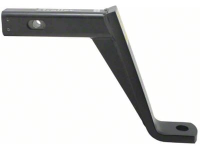 2-Inch Receiver Hitch Cushioned Ball Mount; 10-Inch Drop (Universal; Some Adaptation May Be Required)