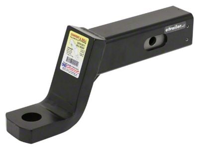 2.50-Inch Receiver Hitch Super Duty Ball Mount; 4-Inch Drop (Universal; Some Adaptation May Be Required)