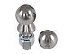 1-Inch Shank Interchangeable Hitch Ball Set; 1-7/8 to 2-Inch; Stainless Steel