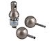 1-Inch Shank Interchangeable Hitch Ball Set; 2 to 2-5/16-Inch; Nickel-Plated Steel