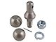 1-Inch Shank Interchangeable Hitch Ball Set; 2 to 2-5/16-Inch; Nickel-Plated Steel