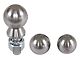 1-Inch Shank Interchangeable Hitch Ball Set; 1-7/8 to 2-5/16-Inch; Stainless Steel