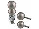 Interchangeable Hitch Ball Set; 1-7/8 to 2-5/16-Inch; Nickel-Plated Steel