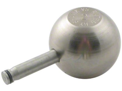 Interchangeable Hitch Ball; 2-Inch; Nickel-Plated Steel