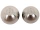 Interchangeable Hitch Ball Set; 1-7/8 to 2-Inch; Nickel-Plated Steel