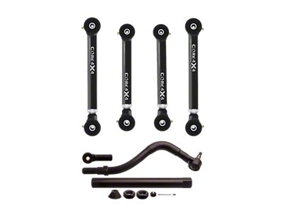 Core 4x4 Town Series Adjustable Front Upper and Lower Control Arm and Track Bar Kit (94-99 RAM 1500)