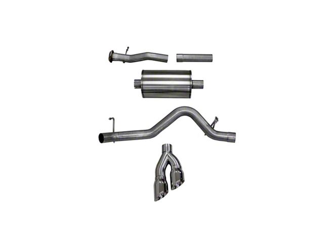 Corsa Performance Sport Single Exhaust System with Polished Tips; Side Exit (15-16 3.6L Canyon)