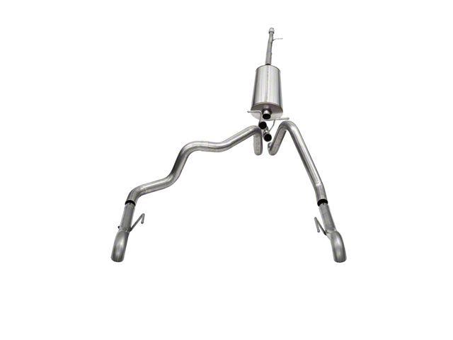 Corsa Performance Dual Exhaust System; Turn Down (22-24 Silverado 1500 ZR2)