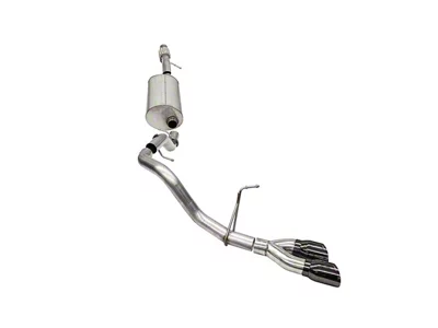 Corsa Performance Sport Single Exhaust System with Black Tips; Side Exit (21-25 5.3L Yukon)