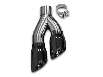 Corsa Performance Twin Pro Series Exhaust Tip; 4-Inch; Black (07-20 Yukon w/ Corsa Exhaust System)