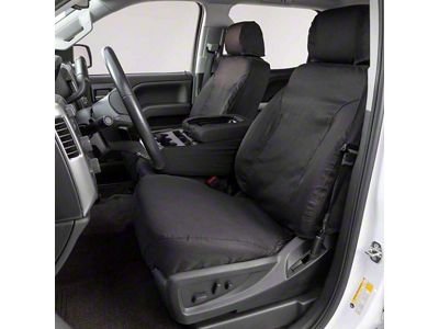 Covercraft Precision Fit Seat Covers Polycotton Custom Front Row Seat Covers; Charcoal (15-22 Canyon)