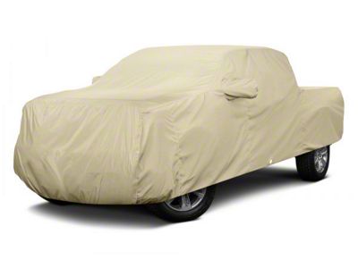 Covercraft Custom Car Covers Flannel Car Cover; Tan (99-05 Silverado 1500 Stepside Regular Cab w/ 6.50-Foot Standard Box)