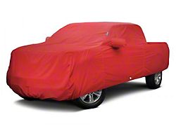 Covercraft Custom Car Covers WeatherShield HP Car Cover; Red (99-05 Silverado 1500 Stepside Regular Cab w/ 6.50-Foot Standard Box)